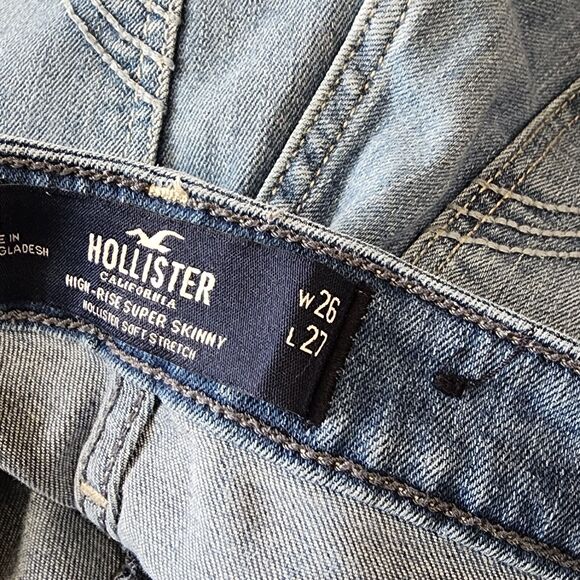 Hollister 3 Short High Rise Super Skinny Women's Jeans - Picture 7 of 8